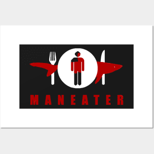 Maneater Fork and Knife Posters and Art